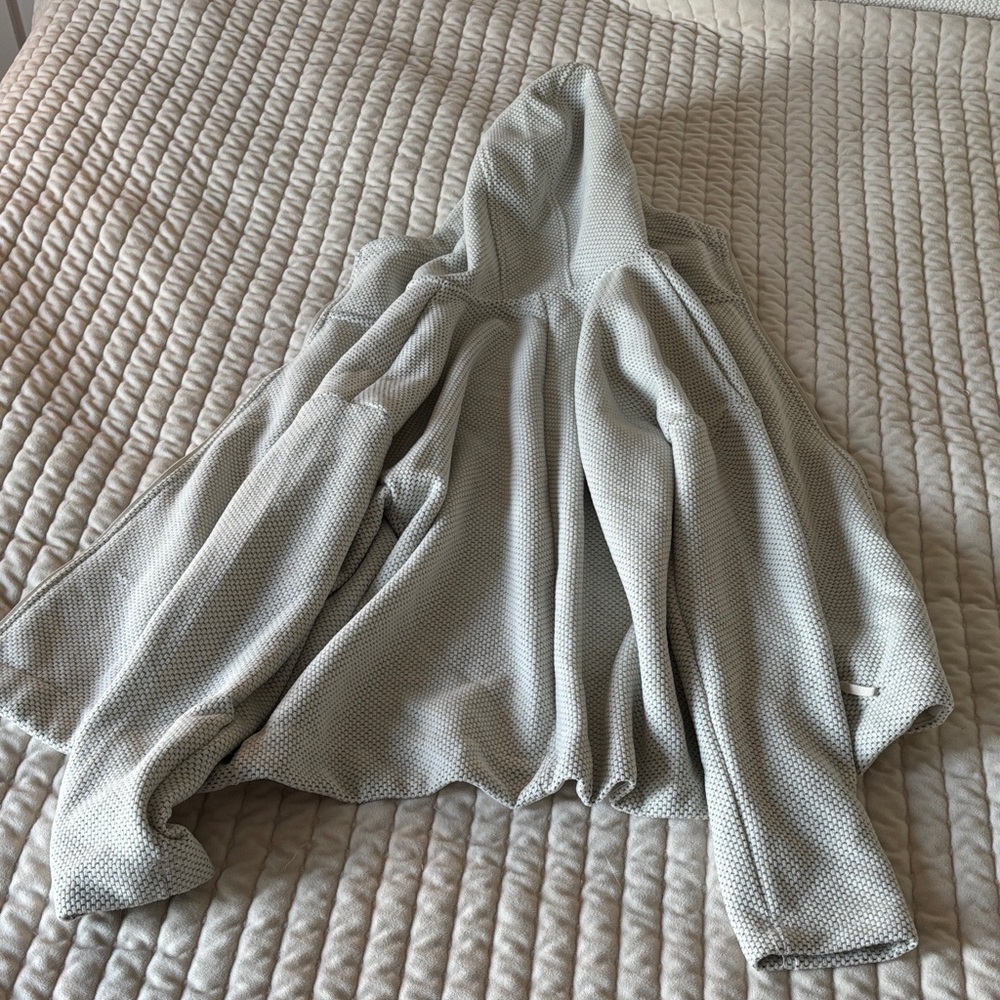 Gray Textured Zip-Up Jacket - Picture 7 of 8